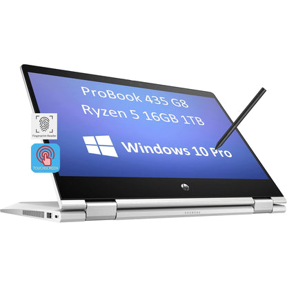 HP ProBook x360 435 G8 – 13.3″ Touchscreen 2-in-1 | AMD Ryzen 7 Pro | 16GB RAM | 512GB SSD | Refurbished | Windows 11 Pro