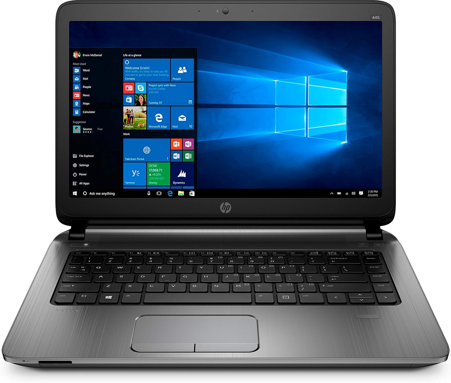 HP 445 G2 | AMD A10-7300 | 8GB RAM | 256GB SSD | 14″ FHD | Windows 10 | Renewed