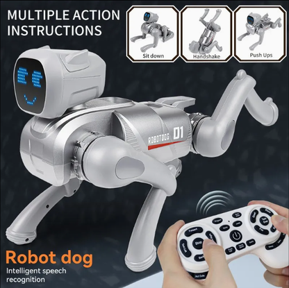 AI Smart Robot Dog Toy with App Control, Voice Interaction & Music – Interactive RC Robot for Kids & Adult