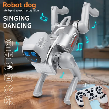 AI Smart Robot Dog Toy with App Control, Voice Interaction & Music – Interactive RC Robot for Kids & Adult